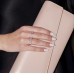 Ροζ χρυσό μονόπετρο δαχτυλίδι cushion Κ14 με ροζ κέντρο